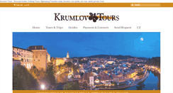 Desktop Screenshot of krumlovtours.com